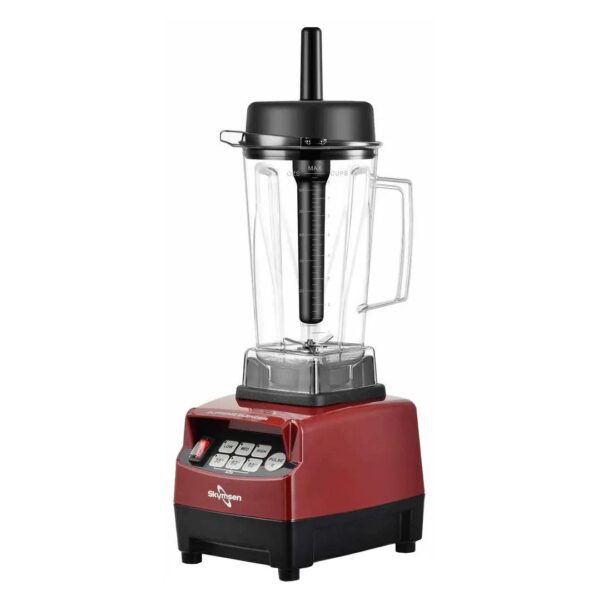 **Produto:** Liquidificador Supreme Blender BS2 Copo Tritan Alta Rotação 220v Skymsen

**Descrição Geral:**
O Liquidificador Supreme Blender é projetado para atender as demandas de ambientes profissionais, como bares, casas de sucos, cozinhas industriais, hospitais e creches. Com um desempenho excepcional, ele é ideal para a criação de diversas texturas e sabores em receitas, suportando regimes de trabalho intensos no setor de food service. Fabricado com materiais de alta qualidade, o produto é uma referência da marca Skymsen.

**Características:**
- **Fácil Limpeza:** Design que facilita a desmontagem e a higienização.
- **Lâminas de Alta Performance:** Conjunto de lâminas em aço inoxidável com seis pontas, proporcionando maior eficiência na mistura.
- **Rolamentos Duplos Blindados:** Garantem durabilidade e resistência ao uso intenso.
- **Copo em Tritan:** Material ultra resistente que não libera gosto nem cheiro, preservando a qualidade dos ingredientes.
- **Aço Inoxidável:** Estrutura robusta e resistente à corrosão.
- **Funções Pré-Programadas:** Três opções de tempo (35, 60 e 90 segundos) para facilitar o preparo.
- **Três Velocidades:** Permite ajustar a intensidade de acordo com a receita.
- **Elevada Potência:** Capacidade de lidar com ingredientes mais densos e exigentes.
- **Vedações Eficientes:** Tampa com vedação perfeita para evitar vazamentos.
- **Sistema de Encaixe Sextavado:** Proporciona maior segurança e estabilidade ao acoplar o copo ao motor.

**Especificações Técnicas:**
- **Capacidade do Copo:** 2 litros
- **Rotações por Minuto (RPM):** 38.000
- **Potência:** 3 Cv (cavalos-vapor)
- **Voltagem:** 220v
- **Frequência:** 50-60 Hz
- **Consumo:** 1,2 kW/h
- **Peso:** 6 kg
- **Dimensões (AxLxP):** 50 x 20 x 23 cm

**Garantia:**
- **Duração:** 6 meses, conforme as condições do fabricante.

**Política de Devolução:**
Os produtos devem ser devolvidos em suas embalagens originais. Se constatado mal uso, o custo do frete será de responsabilidade do comprador.