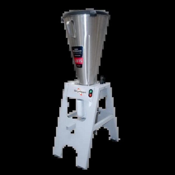 **Produto: Liquidificador Comercial Basculante 15 Litros LB 15 MB 220v Skymsen**

**Descrição:**
O Liquidificador Comercial Basculante LB 15 MB 220v da Skymsen é ideal para ambientes que demandam alta capacidade de produção, como restaurantes, sorveterias e padarias. Com uma robustez impressionante, este liquidificador permite a preparação de grandes volumes de receitas com eficiência.

**Características:**
- **Motor de Alta Performance:** Equipado com um motor de 1,5 cv, proporciona uma operação rápida e eficiente, mesmo em baixas rotações.
- **Copo em Aço Inox Monobloco:** O copo é fabricado em aço inox de uma única peça, garantindo resistência e facilidade na limpeza. A estrutura direciona os alimentos diretamente para as lâminas, otimizando o aproveitamento dos ingredientes.
- **Vedação Perfeita:** A tampa possui uma borracha atóxica que assegura uma vedação eficaz, evitando vazamentos e mantendo a área de trabalho limpa.
- **Cavalete Pintado:** A estrutura do liquidificador é pintada, conferindo durabilidade e resistência ao equipamento.
- **Acoplamento de Aço de Alta Resistência:** Garante a segurança e eficiência durante o uso.

**Especificações Técnicas:**
- **Capacidade Total:** 15 litros (recomendado utilizar até 40% da capacidade, ou seja, 6 litros para melhor desempenho).
- **Potência:** 1,5 cv.
- **Frequência:** 60 Hz.
- **Rotações:** 3500 RPM.
- **Dimensões:** 108 cm (altura) x 35 cm (largura) x 52 cm (profundidade).
- **Peso:** 21 kg.

**Facilidade de Uso e Limpeza:**
O design do Liquidificador LB 15 MB é pensado para facilitar o manuseio e a limpeza, tornando-o uma opção prática para o dia a dia na cozinha.

**Garantia:**
O produto conta com uma garantia de 6 meses, conforme as condições estabelecidas pelo fabricante.

**Condições de Devolução:**
Os produtos devem ser devolvidos em suas embalagens originais. Caso seja constatado mau uso, o custo de devolução será de responsabilidade do comprador. 

**Ideal para:**
- Preparação de sopas, bolos, cremes, açaí congelado, maionese e outros alimentos que exigem mistura em grandes quantidades.