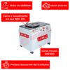 **Descrição Detalhada da Amassadeira Rápida 25 kg AR 25 220v G Paniz** A Amassadeira Rápida AR 25 da G Paniz é um equipamento robusto e eficiente, projetado para atender às demandas de produção em estabelecimentos como padarias e hotéis. Este modelo é ideal para preparar diferentes tipos de massas, proporcionando agilidade e produtividade ao processo de panificação. ### Características Técnicas - **Material de Construção**: A estrutura do corpo é feita de aço SAE1020, oferecendo alta durabilidade e resistência mecânica. O tacho e o revestimento são confeccionados em aço inoxidável 304, conhecido por sua excelente resistência à corrosão e facilidade de higienização. - **Capacidade e Produtividade**: Capaz de processar massas de até 25 kg, a amassadeira permite a preparação de quantidades mínimas de 4 kg e máximas de 15 kg de farinha, sem a necessidade de cilindra-lamento adicional. O tempo de preparo é de até 8 minutos, otimizando a produção. - **Motor e Potência**: Equipada com um motor potente de 4,0 cv, a máquina garante alto desempenho durante o processamento da massa. A rotação do batedor é de 270 RPM, ideal para misturar de forma uniforme e eficaz diversos tipos de massa. - **Dimensões e Peso**: Com dimensões de 72 cm de altura, 82 cm de largura e 60 cm de comprimento, a amassadeira se adapta facilmente a diferentes espaços de trabalho. O peso total do equipamento é de 130 kg. - **Alimentação Elétrica**: Opera em uma voltagem de 220v monofásica, garantindo compatibilidade com a maioria das instalações elétricas comerciais. ### Funcionalidade e Usabilidade A AR 25 é concebida para maximizar a eficiência do processo de mistura de massas, eliminando a necessidade de sovar manualmente. Este recurso não só economiza tempo mas também aumenta a produtividade dos operadores. O design ergonômico facilita o uso e a manutenção, sendo ideal para operações em ritmo acelerado. ### Garantia O produto possui uma garantia de 6 meses, protegendo contra defeitos de fabricação a partir da emissão da Nota Fiscal. Em caso de problemas, o consumidor pode acionar o Serviço de Atendimento ao Cliente para suporte. Esta amassadeira representa uma solução prática e eficiente, sendo essencial para estabelecimentos que buscam qualidade e agilidade na produção de massas.
