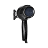 **Produto: Secador de Cabelo** **Material e Design:** O secador de cabelo é predominantemente preto, com acabamento em plástico de alta resistência oferecido em um design ergonômico que facilita o manuseio. A estrutura do corpo apresenta linhas suaves e modernas, proporcionando uma aderência confortável durante o uso. A grelha frontal, que protege o motor de partículas e cabelos, possui um design em padrão de malha metálica, permitindo um fluxo de ar eficiente. **Cor e Estética:** A cor preta do secador confere um visual sofisticado, ideal para uso profissional e doméstico. O logotipo da marca, discretamente posicionada no corpo do aparelho, complementa seu design elegante. **Tamanho e Portabilidade:** O secador tem um tamanho compacto, facilitando seu armazenamento e transporte. Isso garante que seja prático tanto para uso em casa quanto para viagens. **Componentes Técnicos:** Equipado com um motor potente, o secador oferece alto desempenho em termos de fluxo de ar e temperatura. A presença de tecnologia avançada de controle de calor assegura a manutenção de uma temperatura constante, prevenindo danos aos fios de cabelo. O cabo reforçado aumenta a durabilidade do produto e oferece liberdade de movimento em até 360 graus devido ao sistema de rotação no ponto de conexão entre o cabo e o dispositivo. **Funcionalidade e Recursos:** O secador possui múltiplas configurações de velocidade e temperatura, permitindo personalizações conforme as necessidades específicas de cada tipo de cabelo. A combinação de configurações oferece uma experiência de secagem rápida e eficiente. Além disso, possui um botão de ar frio, ideal para finalizar penteados e selar cutículas. **Diferenciais:** Tecnologia iônica para a redução de frizz e aumento do brilho dos cabelos. Inclui também um suporte para pendurar, promovendo um armazenamento prático e economizando espaço. Este secador é uma escolha excelente para quem procura eficiência e cuidado com os cabelos, mantendo um design moderno e funcional.