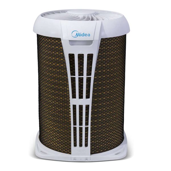 **Product Description: Midea Ar-Condicionado Springer Hi-Wall Inverter 18000 BTU** - **Product Type:** Hi-Wall Inverter Air Conditioner - **Cooling Capacity:** 18000 BTU - **Energy Efficiency:** Inverter technology for optimal energy savings - **Design:** - **Color:** Predominantly white with a textured dark mesh front - **Shape:** Cylindrical with a modern aesthetic - **Dimensions:** Compact design suitable for wall mounting - **Materials:** High-quality plastic casing for durability, constructed mesh material for airflow efficiency - **Technical Specifications:** - **Inverter Technology:** Provides variable-speed compressor operation, resulting in quieter performance and reduced energy consumption. - **Refrigerant Type:** R-410A, known for being environmentally friendly with low ozone depletion potential. - **Fan Speeds:** Multiple energy-efficient fan speed options to customize cooling power according to user needs. - **Functional Aspects:** - **Cooling Function:** Efficiently lowers indoor temperatures, ideal for medium to large rooms. - **Air Filtration:** Integrated filtration system for improved air quality by trapping dust and allergens. - **Wi-Fi Connectivity (if applicable):** Enables remote control via a mobile application for convenient adjustments from anywhere. - **Additional Features:** - **Quiet Operation:** Designed to minimize noise levels during operation, enhancing comfort. - **Programmable Timers:** Allows users to schedule operating times, contributing to energy savings. - **Self-Diagnosis Function:** Built-in diagnostics for easy troubleshooting and maintenance. This air conditioner is designed to deliver high performance while maximizing energy efficiency, making it suitable for both residential and commercial applications. Its sleek design and advanced features cater to modern aesthetic and functional requirements.