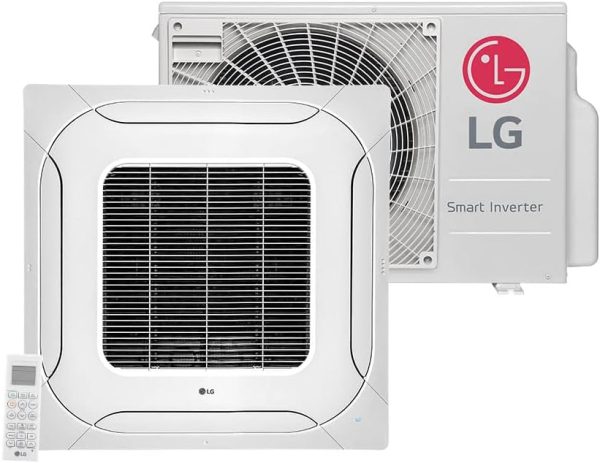 **Product Description: LG Air Conditioner Split ATUW24GPLP1 24000 BTU Inverter** **Physical Characteristics:** - **Type:** Split Air Conditioner - **Output Capacity:** 24000 BTU, suitable for cooling large areas. - **Design:** The indoor unit features a sleek and modern square panel design with a white finish, allowing it to blend seamlessly into various interior styles. The grille is designed with multiple horizontal slats that can be adjusted for airflow direction. - **Outdoor Unit:** The outdoor unit is also finished in white, featuring a prominent LG logo and labeled “Smart Inverter.” Its compact design is engineered for efficient installation and operation. **Technical Specifications:** - **Inverter Technology:** Utilizes advanced inverter technology for energy-efficient cooling, reducing power consumption while maintaining optimal performance. - **Cooling Mode:** Capable of quickly reducing indoor temperatures, ensuring comfort even in extreme heat conditions. - **Heating Functionality:** Often includes a heat pump feature, allowing it to function for both heating and cooling. - **Energy Efficiency Rating:** High EER and SEER ratings, making it environmentally friendly and cost-effective over its lifetime. - **Refrigerant Type:** Typically utilizes R32 refrigerant, known for its lower environmental impact compared to traditional refrigerants. **Functional Features:** - **Remote Control:** Comes with an intuitive remote control for easy temperature adjustments, fan speed selection, and mode settings from anywhere in the room. - **Air Filtration System:** Integrated multi-stage filtration helps improve indoor air quality by capturing dust, allergens, and pollutants. - **Smart Features:** May include Wi-Fi connectivity allowing for remote access and control through a mobile application. - **Quiet Operation:** Designed to operate quietly, enhancing comfort without disruptive noise. **Size Dimensions:** - **Indoor Unit Dimensions:** Specific dimensions may vary, typically around 30"x30"x10" (or similar), depending on precise model size. - **Outdoor Unit Dimensions:** Approximately 34"x28"x12" (or comparable), designed for easy outdoor installation. **Installation & Maintenance:** - **Installation Requirements:** Professional installation may be required for both the indoor and outdoor units to ensure optimal performance. - **Maintenance:** Designed for easy access to filters and components for routine maintenance, promoting longevity and efficiency. **Additional Notes:** - **Warranty and Support:** Typically includes a manufacturer’s warranty covering parts and repairs, offering peace of mind for the user. - **Environmental Considerations:** Constructed with eco-friendly materials and designed to comply with energy efficiency regulations. This air conditioning unit is engineered to provide reliable, efficient cooling and heating, making it a suitable choice for residential and commercial spaces.