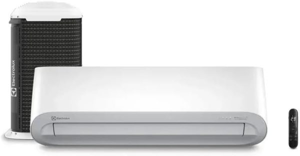 Product Name: Ar-Condicionado Electrolux Split 9.000 BTUs Color Adapt Quente/Frio (UI09R/UE09R) 220V Description: - Customizable color (Adaptable) - Low energy consumption - Adjustable airflow direction - Automatic cleaning system - Auto Sense technology - Corrosion-resistant finish Specifications: - Power Source: Electric with cord - Color: Adaptable - Special Features: Customizable color, Low energy consumption, Adjustable airflow direction, Automatic cleaning system, Auto Sense technology, Corrosion-resistant finish - Cooling Capacity: 9000 BTUs - Brand: Electrolux - Available for Purchase Since: November 16, 2023 - Best Seller Ranking: - #6,343 in Home category - #102 in Split Air Conditioners - Customer Ratings: 3.2 out of 5 stars (20 reviews) - ASIN: B0CNH8HFMF - Manufacturer: Electrolux - Basic Configuration: Minisplit - Installation Type: Split - Efficiency: Efficient - Brand Name: Electrolux Categories: - Home Appliances > Home > Air and Ventilation > Air Conditioner > Split Air Conditioner Other Information: - Remote control visible in the image - Visible model branding on the indoor unit.