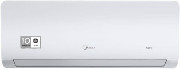 Product Name: Ar-Condicionado Split HW Inverter Springer Midea Xtreme Save Connect 9.000 BTUs R-32 Só Frio 220V Brand: Midea Physical Attributes: - Type: Split air conditioner - Color: White (interior unit), light gray (exterior unit) - Component parts: Indoor unit, outdoor unit, remote control - Size: Not explicitly visible; can infer by standard split AC dimensions Technical Specifications: - Cooling Capacity: 9,000 BTUs - Energy Efficiency: Inverter compressor - Voltage: 220V - Power Source: Electric, wired Functional Aspects: - Special Features: Inverter compressor for energy savings - Control: Remote control included, indicating user-friendly operation Visible Text: - Brand logos on both units: "Midea" - Remote display indicating temperature setting (22°C) Differentiators: - Ranking: Nº 289 in Casa, Nº 2 in Ar-Condicionado Split - Customer Ratings: 4.3 out of 5 stars from 62 customer reviews Category: - Amazon Categories: Kitchen > Home > Air & Ventilation > Air Conditioners > Split Air Conditioners Manufacturer Reference: 38AGVCI09M5 | 42AGVCI09M5 ASIN: B0CKG2TCX9 Availability: Available for purchase since October 4, 2023.